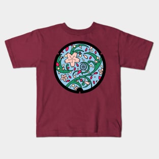 Yorii Drain Cover Blue Ver - Japan Kids T-Shirt